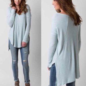 Free People Ventura Thermal top sz XS Light blue